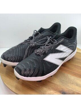 New Balance FuelCell 4040v7 Mens Size 16 D Molded Cleats Black White PL4040K7